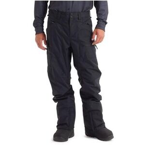 Turbine Mens Womens Black FDGB Ski Snowboard Pants Cargo Lined Size Small Winter